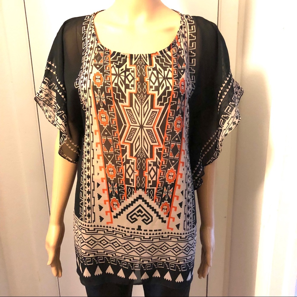 Iodice stunning sheer blouse size 14